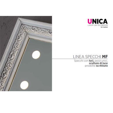 Specchi e pannelli luminosi Unica - Catalogo 2019