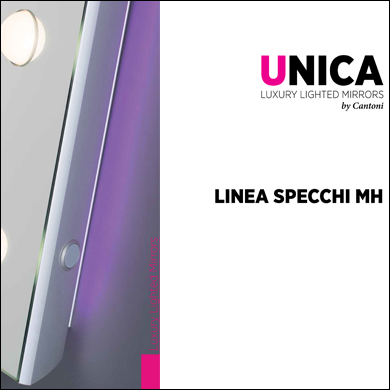Linea MH specchi da parete illuminati di alta gamma Linea MH specchi da parete illuminati di alta gamma Unica by Cantoni