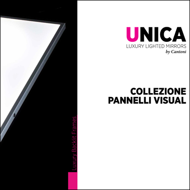 Collezione pannelli retroilluminati led Unica by Cantoni 2017 Collezione pannelli retroilluminati led Unica by Cantoni 2017