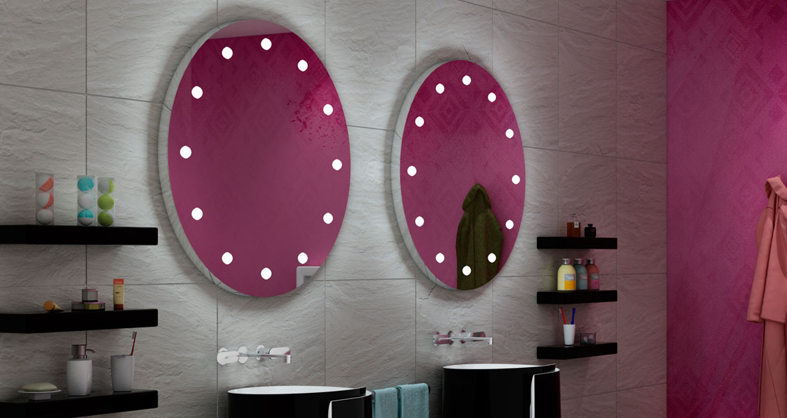 Specchio bagno con luce