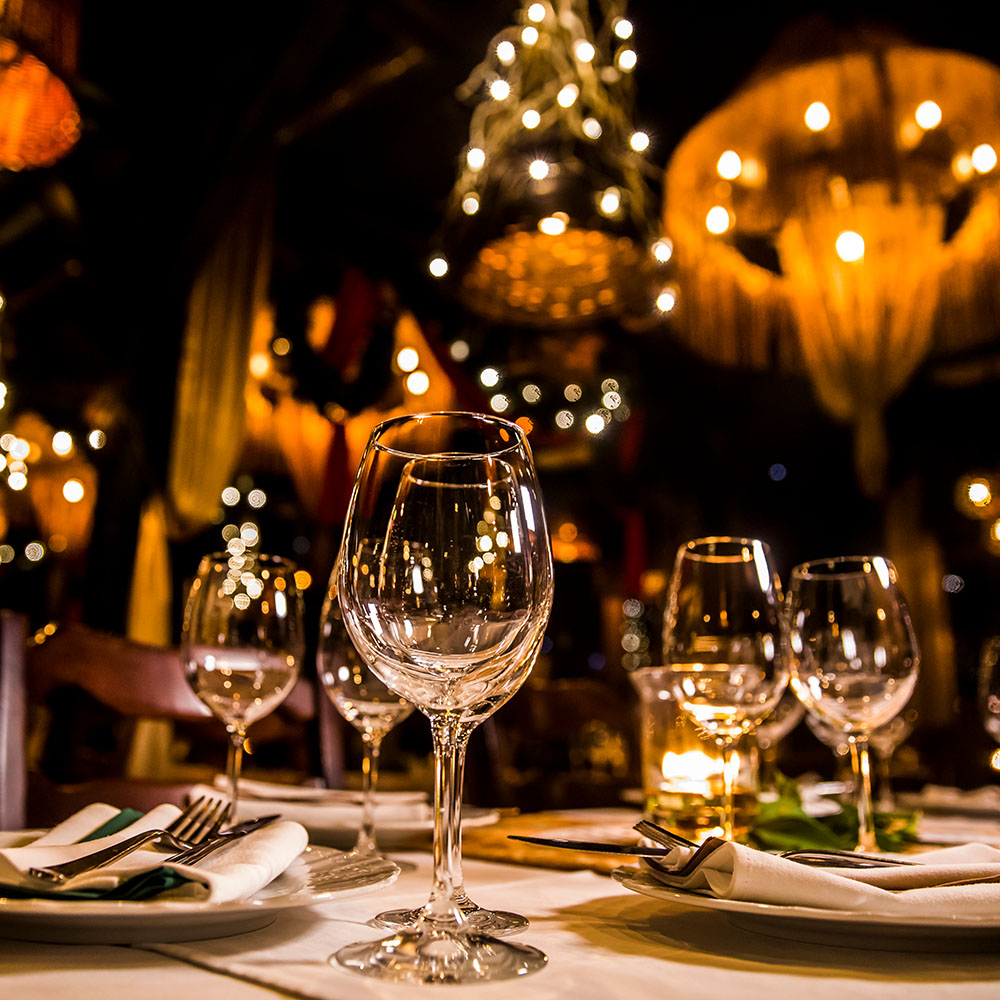 Arredo per un ristorante romantico