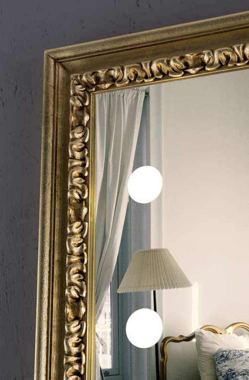 large gold mirror