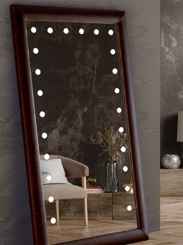 Floor length mirror with lights MF