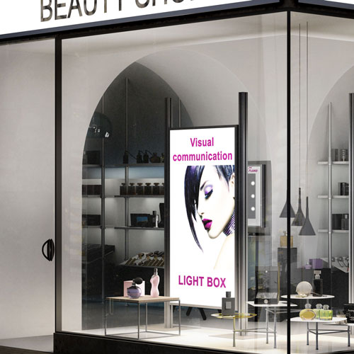 free standing led panel for shop window