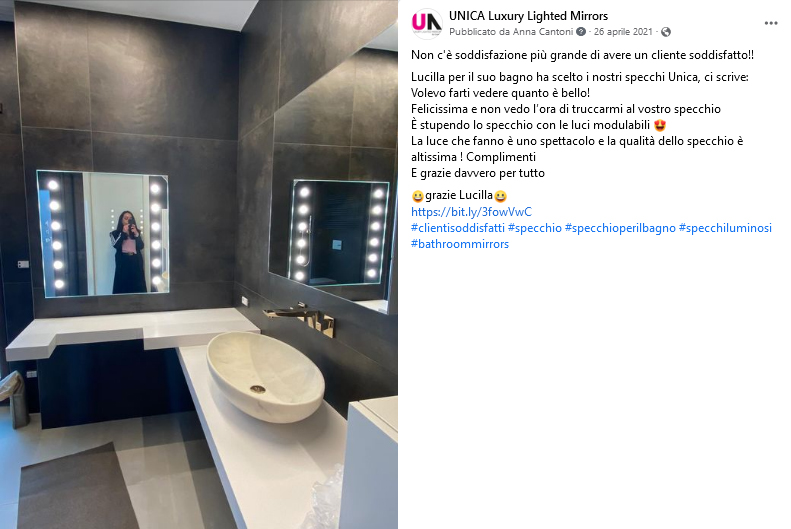 recensione specchio Unica